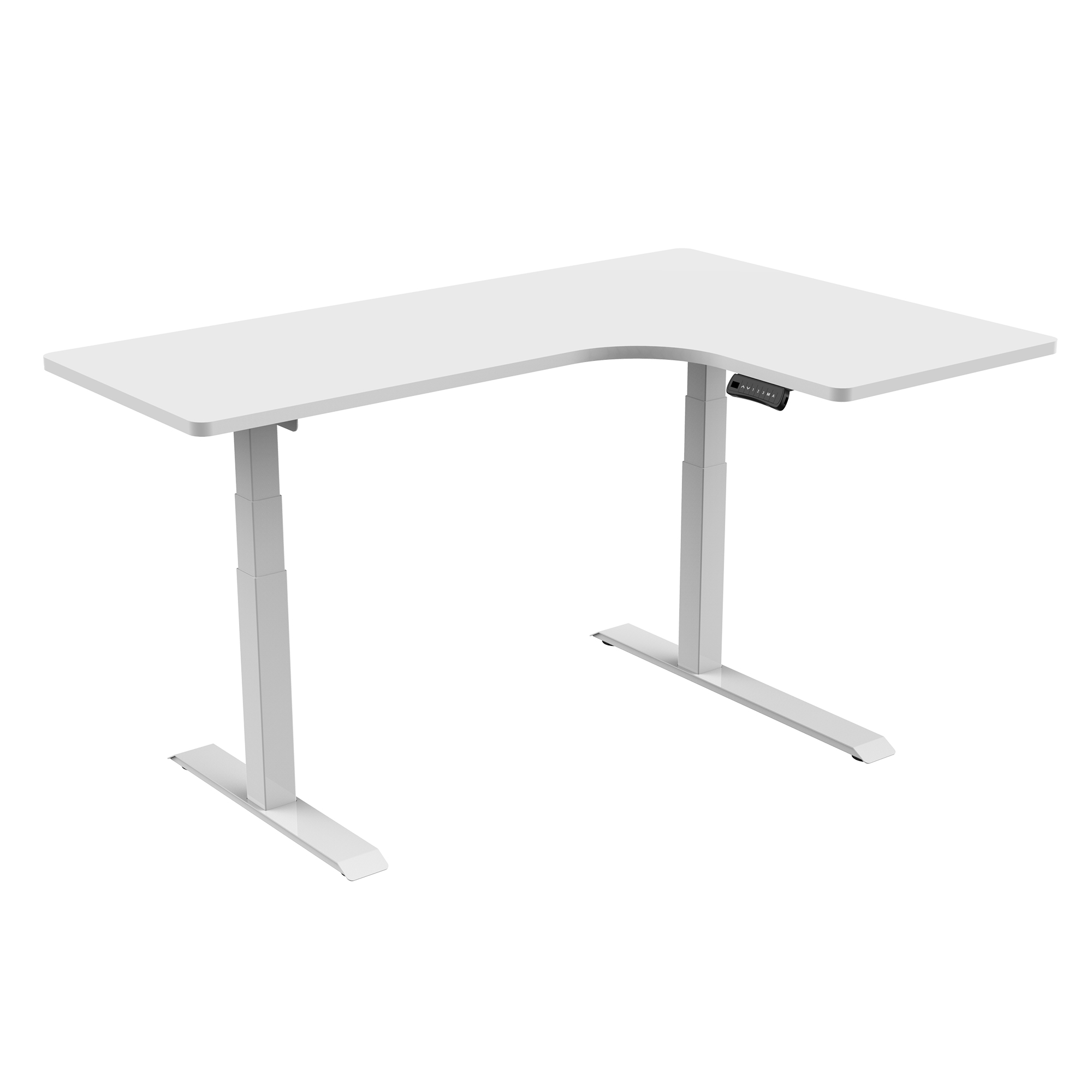 R Ergonomic Radial Degree Sit Stand Desk Revilo